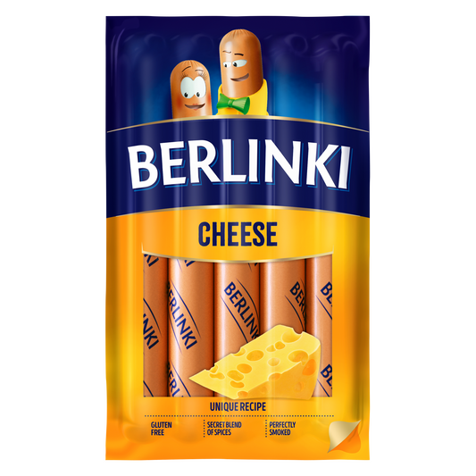 Berlinki sajtos sertés virsli 250 g