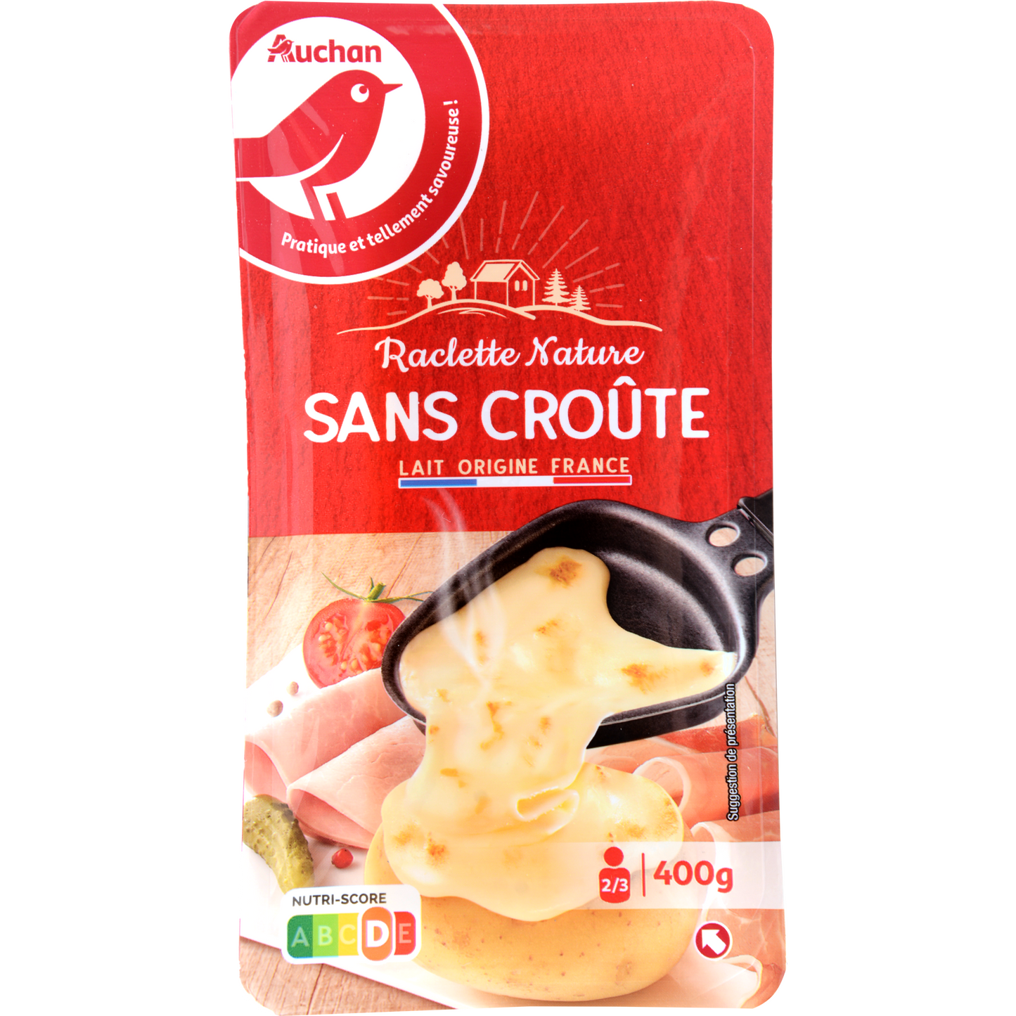 Auchan Kedvenc Raclette sajt szeletelt 400 g