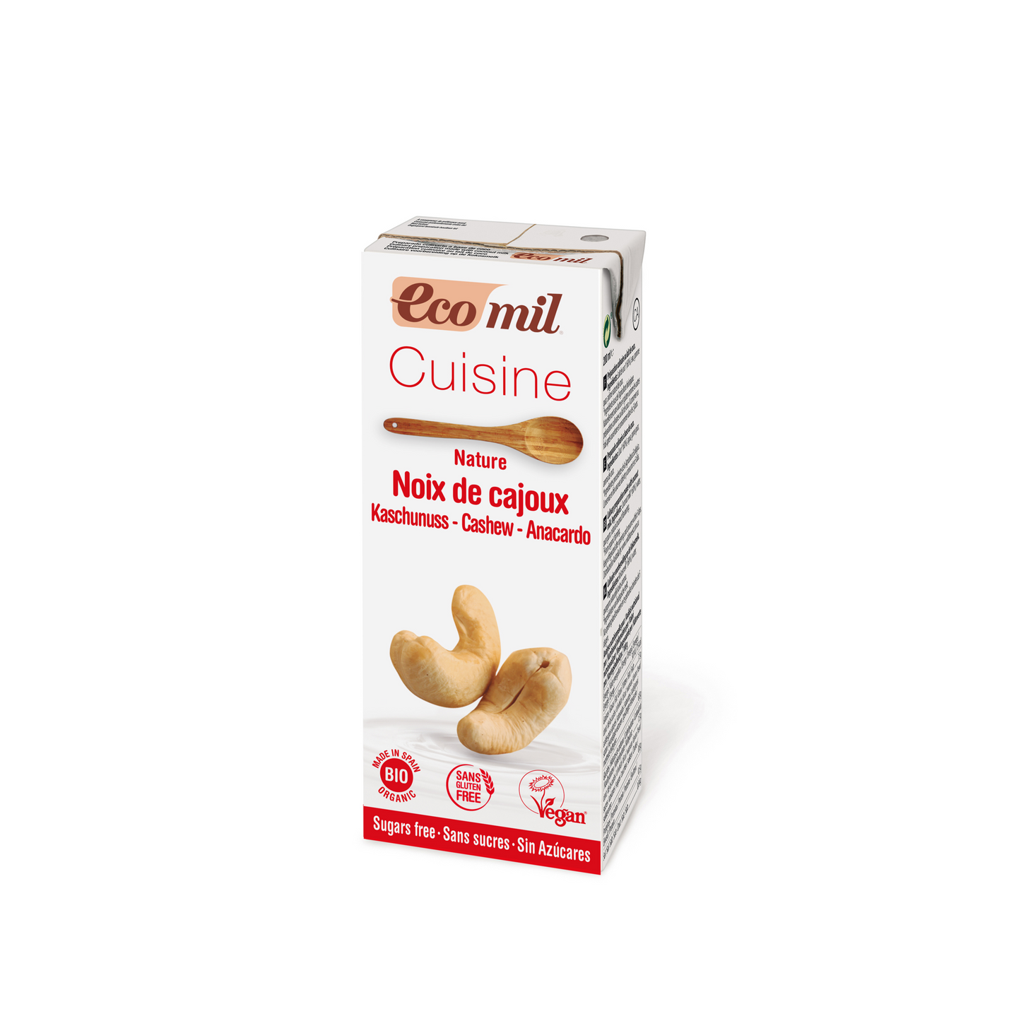 EcoMil Cuisine UHT konyhai alapanyag kesudióval 200 ml