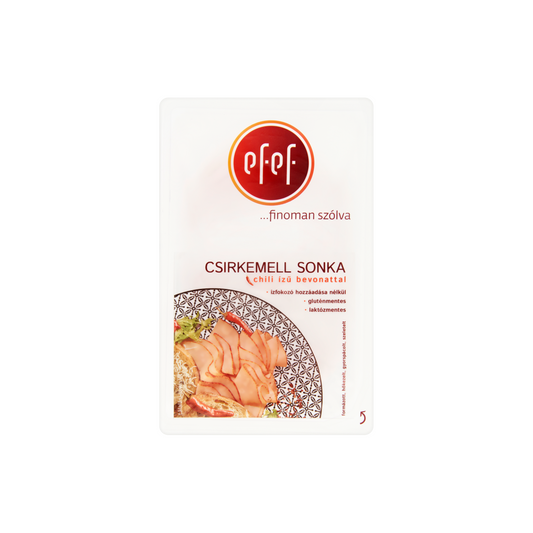 eFeF Szeletelt csirkemell sonka chili ízű bevonattal 100 g