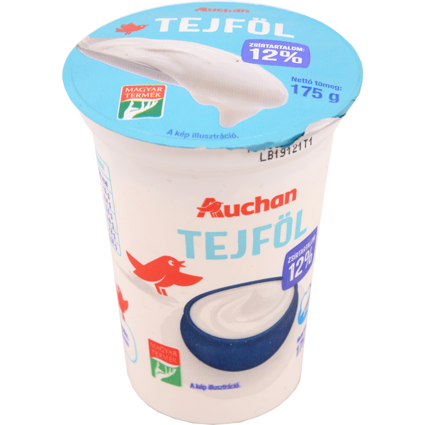Auchan Kedvenc tejföl 12% 175 g