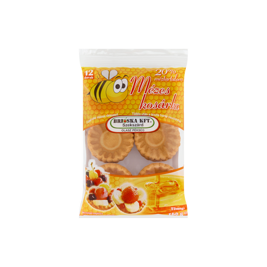 Brióska mézes kosárka 12 db 160 g