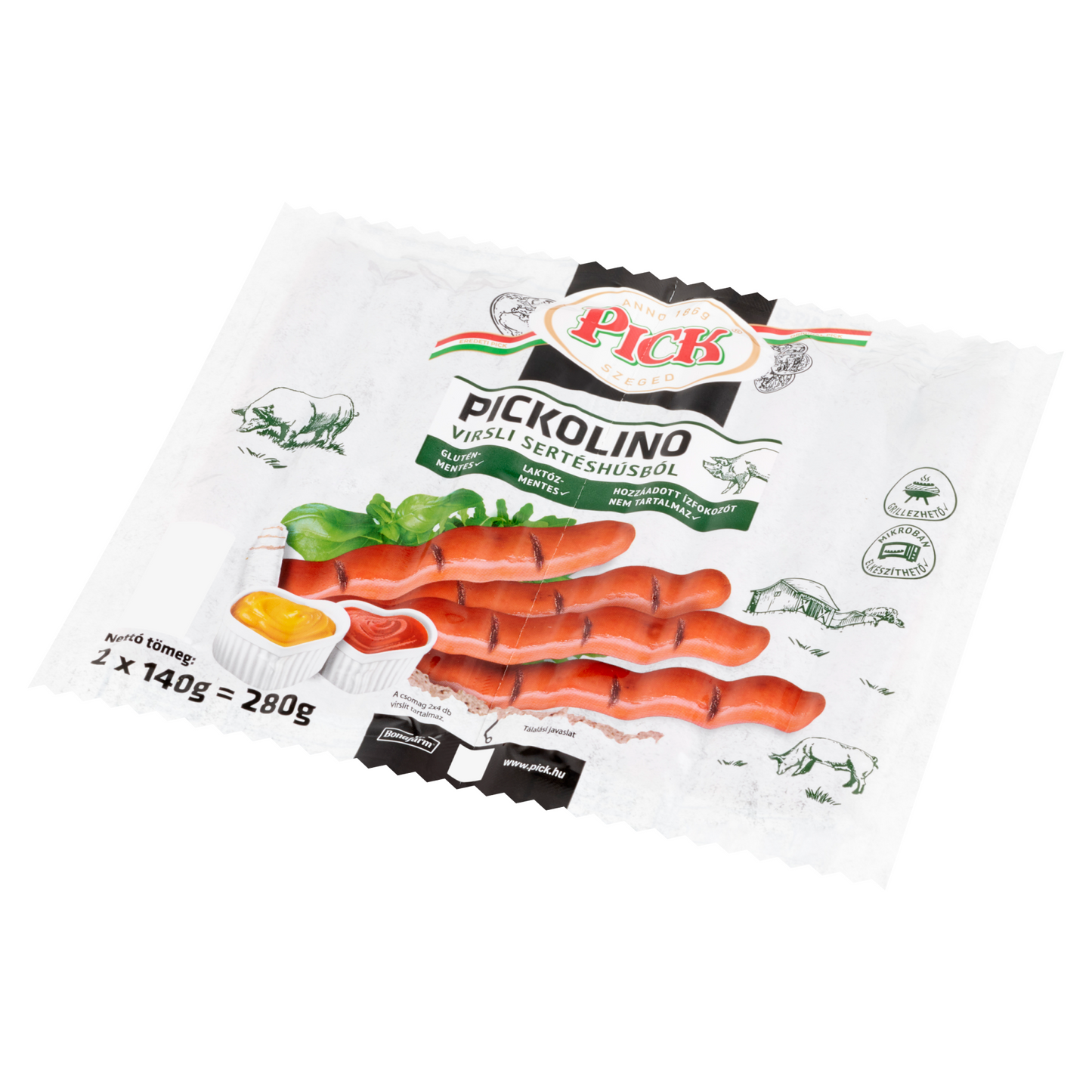 Pick Pickolino virsli sertéshúsból 2 x 140 g (280 g)
