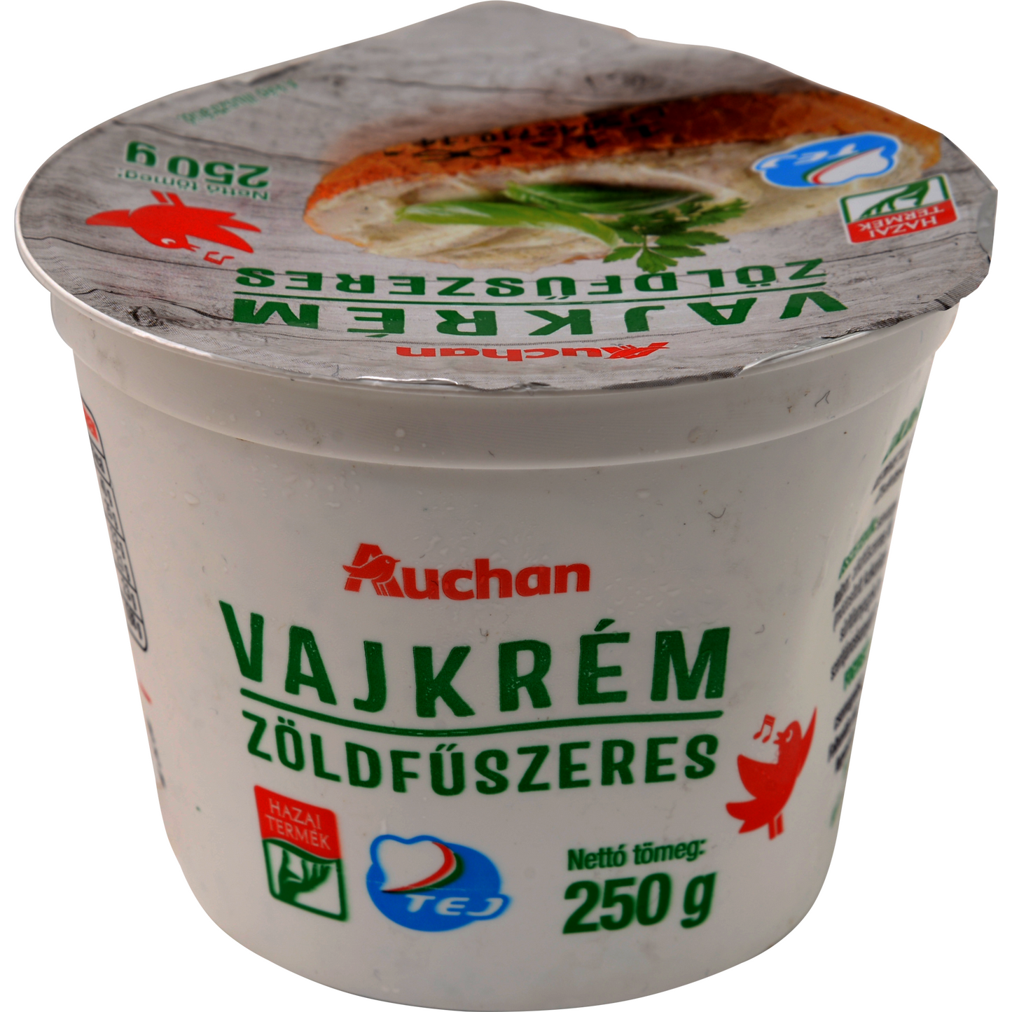 Auchan Kedvenc zöldfűszeres vajkrém 250 g
