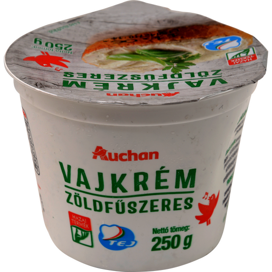 Auchan Kedvenc zöldfűszeres vajkrém 250 g