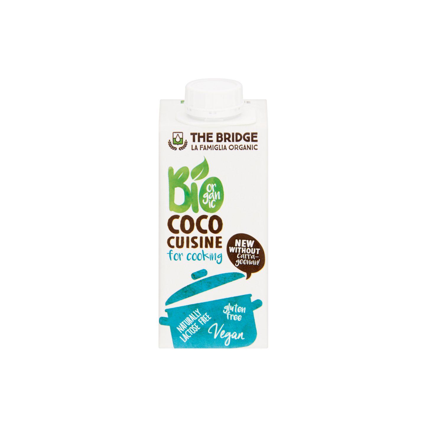 The Bridge UHT gluténmentes bio kókusz főzőtejszín 200 ml