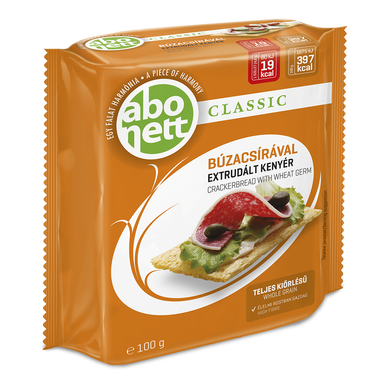 Abonett Classic extrudált kenyér búzacsírával 100 g