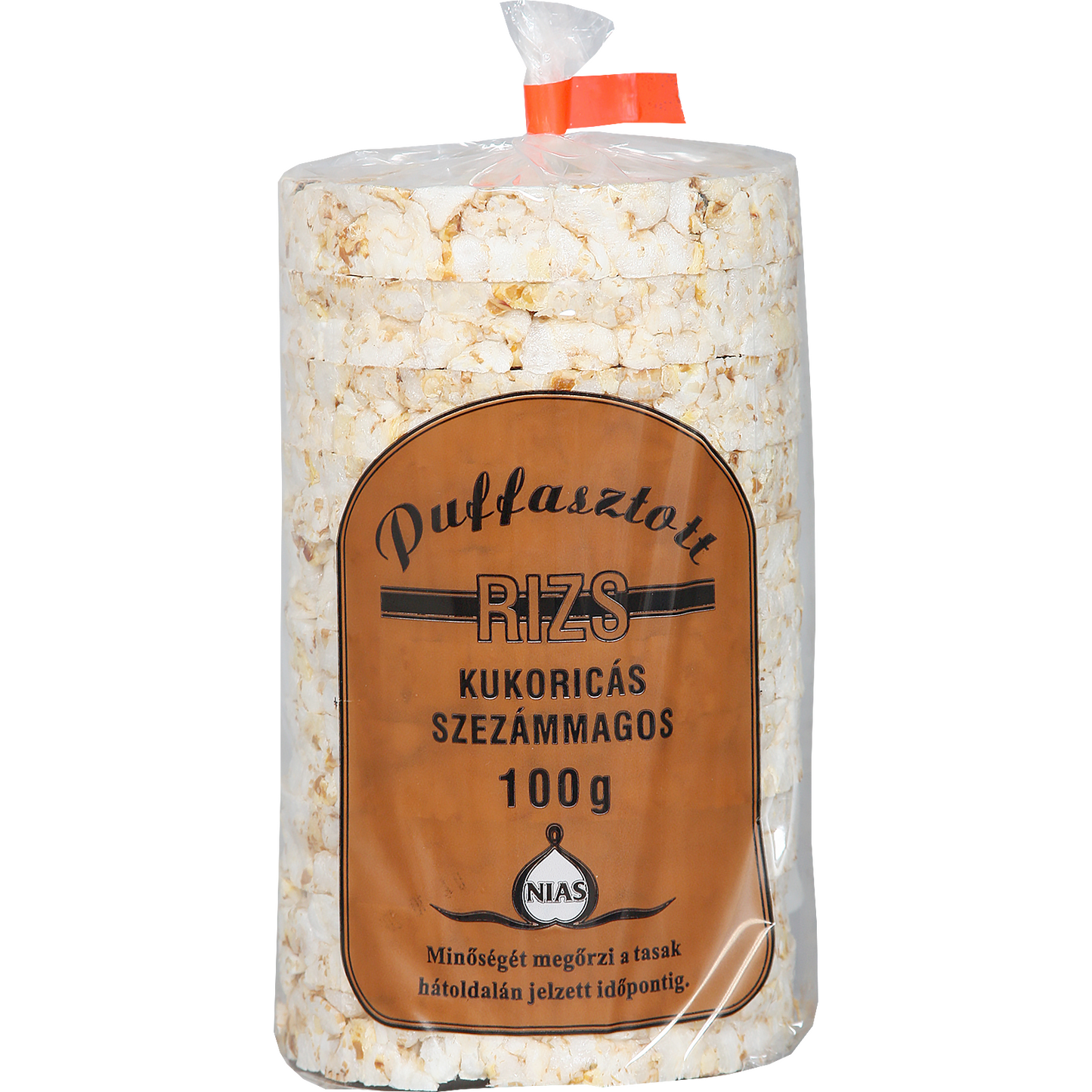 Puffasztott rizs kukoricás szezámmagos natúr 100 g