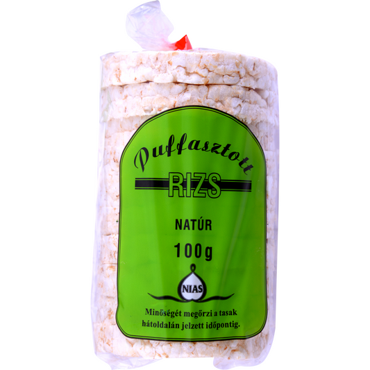 Puffasztott rizs natúr 100g