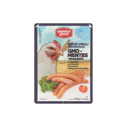 Master Good bécsi virsli csirkehúsból 2 x 180 g (360 g)