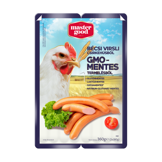 Master Good bécsi virsli csirkehúsból 2 x 180 g (360 g)