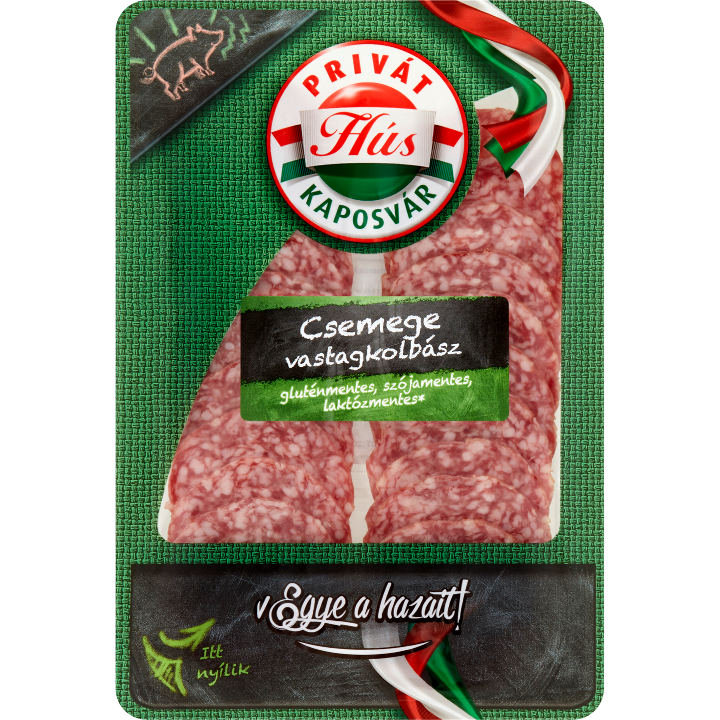 Privát Hús szeletelt csemege vastagkolbász 60 g