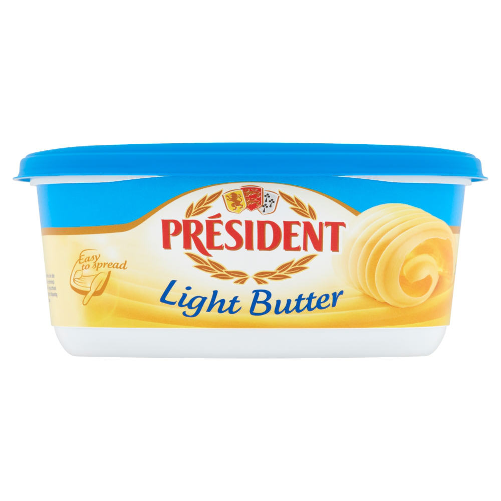 Président Light, félzsíros vaj A- és E-vitaminokkal dúsítva 250 g