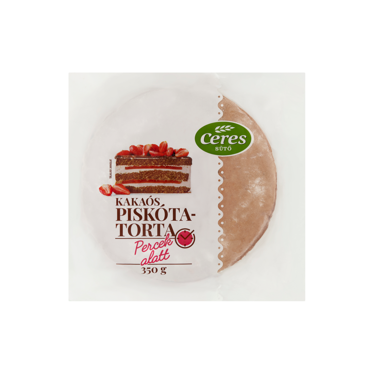 Ceres kakaós piskótatorta 350 g