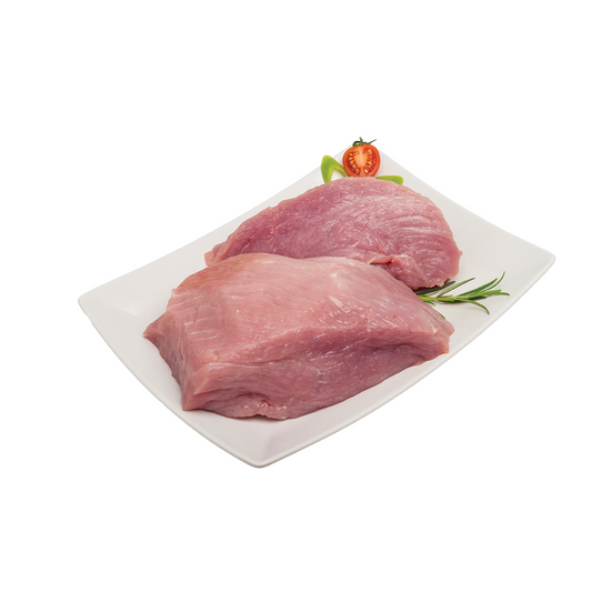 Auchan Kedvenc sertéscomb, csont nélkül, darabolt, védőgázas csomagolásban